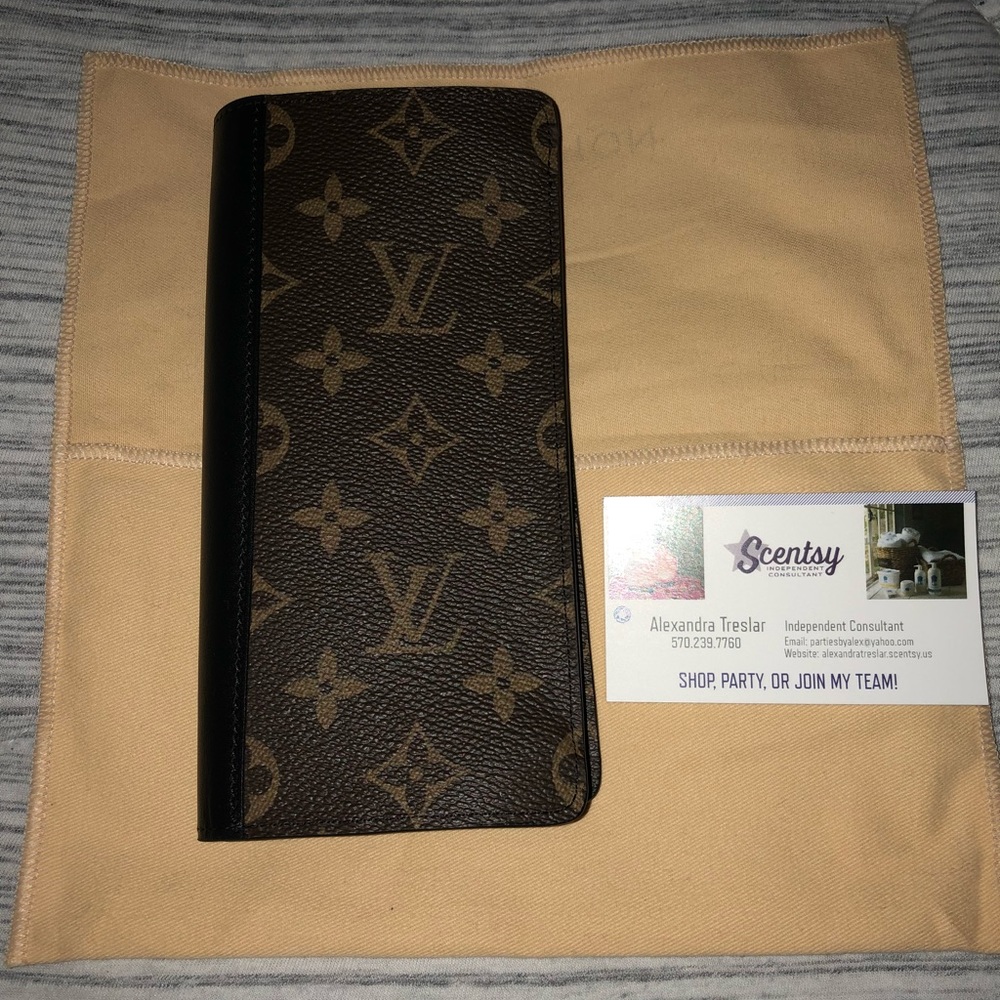 Louis Vuitton TANON Monogram Macassar Wallet